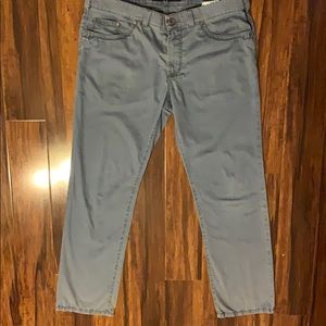 Atelier Gardeur 38 / 32 Light Blue Khaki Pants